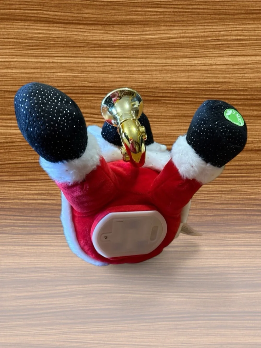 Santa Claus Animated Playing Saxophone Plush